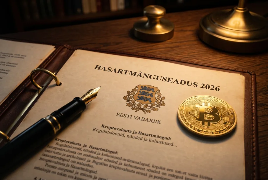 Eesti hasartmänguseaduse reform 2026 ja krüptovara regulatsioon