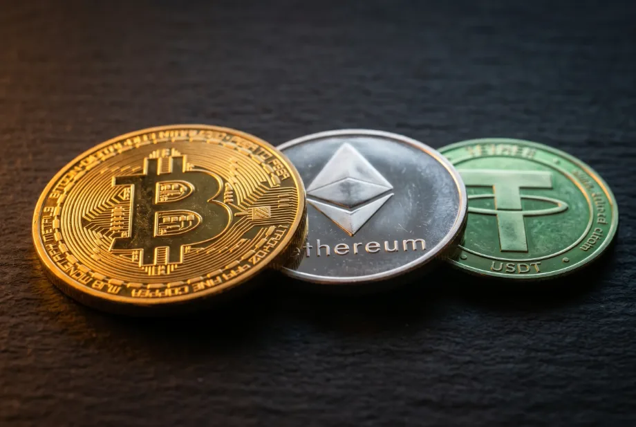 Krüptovaluutad panustamiseks — Bitcoin, Ethereum ja stablecoinide võrdlus